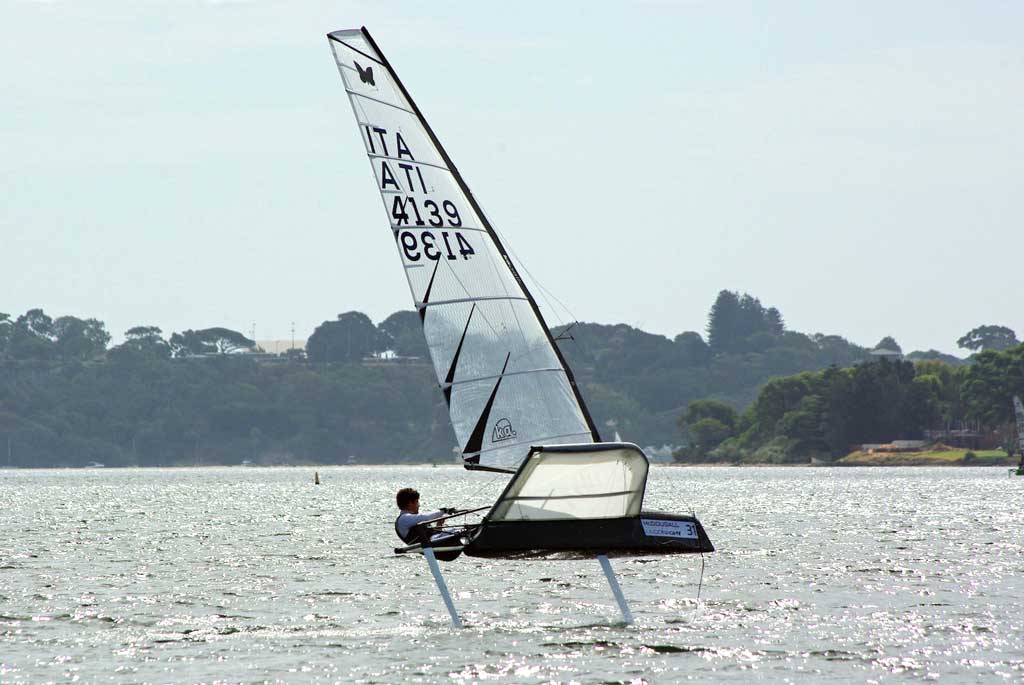 Stefano Ferrighi. Image by Rick Steuart of Perth Sailing Photography